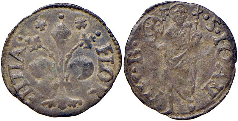 Firenze. Repubblica sec. XIII-1532. 1492/II semestre. Quattrino bianco (segno st...