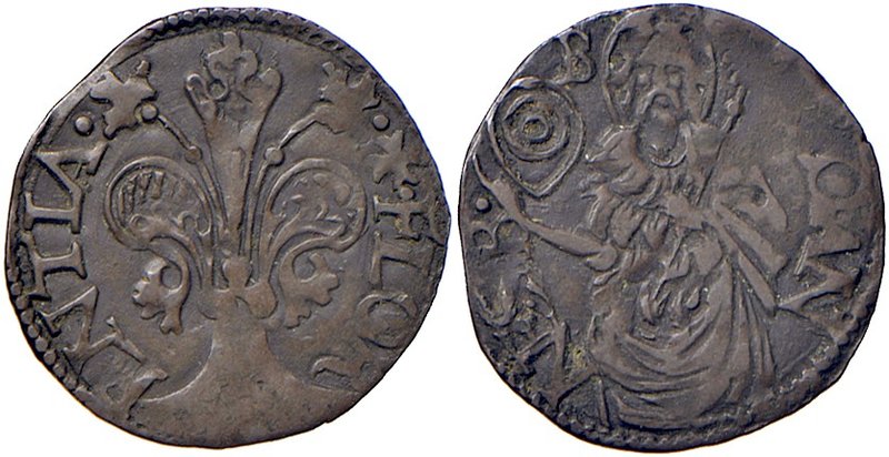 Firenze. Repubblica sec. XIII-1532. 1509/II semestre. Quattrino (segno stemma Al...