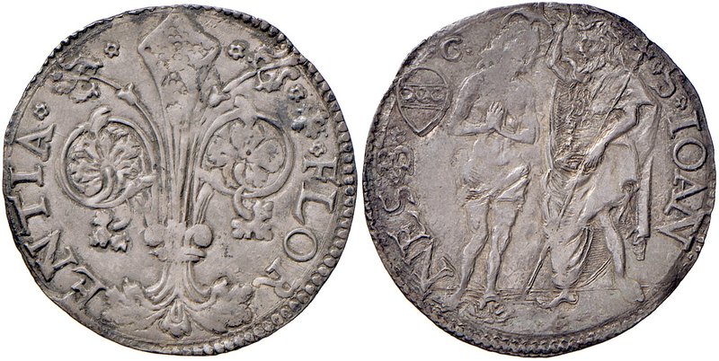 Firenze. Repubblica sec. XIII-1532. 1512/II semestre. Barile da 10 soldi (segno ...