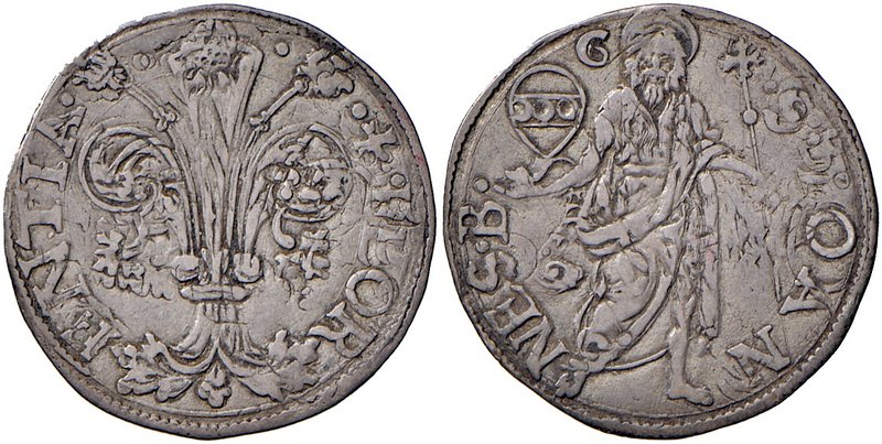 Firenze. Repubblica sec. XIII-1532. 1512/II semestre. Grosso da 7 soldi (segno s...