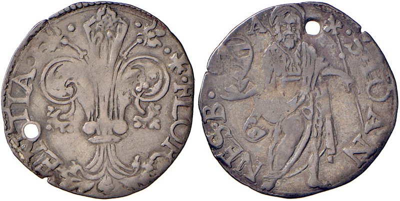 Firenze. Repubblica sec. XIII-1532. 1513/I semestre. Grosso da 7 soldi (segno st...