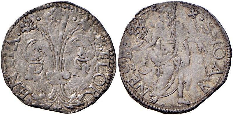 Firenze. Repubblica sec. XIII-1532. 1515/I semestre. Grosso da 7 soldi (segno st...