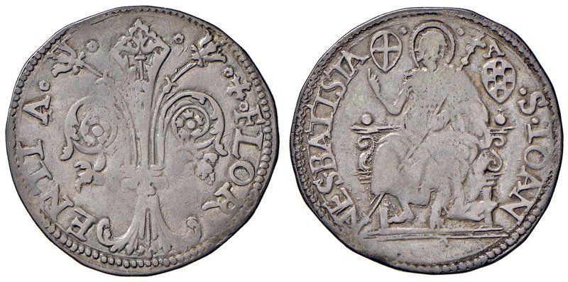 Firenze. Repubblica sec. XIII-1532. 1532/I semestre. Quinto di scudo o cotale (s...