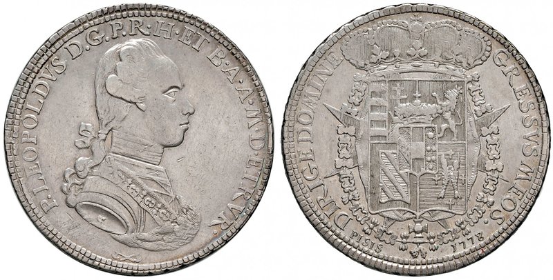 Firenze. Pietro Leopoldo di Lorena (1765-1790). Francescone 1778 AG gr. 27,18. G...