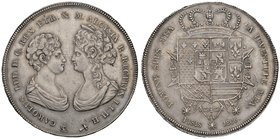 Firenze. Carlo Ludovico di Borbone re d’Etruria e Maria Luigia reggente (1803-1807). Francescone 1806 AG. Pagani 30. MIR 425/1. SPL