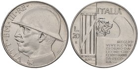 Savoia. Vittorio Emanuele III re d’Italia (1900-1946). Da 20 lire 1928/VI AG. Pagani 680. q.SPL