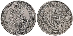 Austria. Leopoldo I d’Asburgo imperatore (1658-1705). Tallero 1695 (Kremnitz) AG gr. 28,34. Davenport 3264. q.SPL