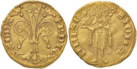 Francia. Principato d’Orange. Raimondo III (1335-1340) o Raimondo IV (1340-1393). Fiorino AV gr. 3,51. PdA 4521. Friedberg 189. Migliore di BB
