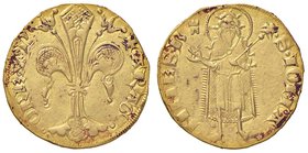 Spagna. Aragona. Pietro IV (1336-1387). Fiorino (Valencia) AV gr. 3,48. Gamberini 812. Friedberg 1. Migliore di BB