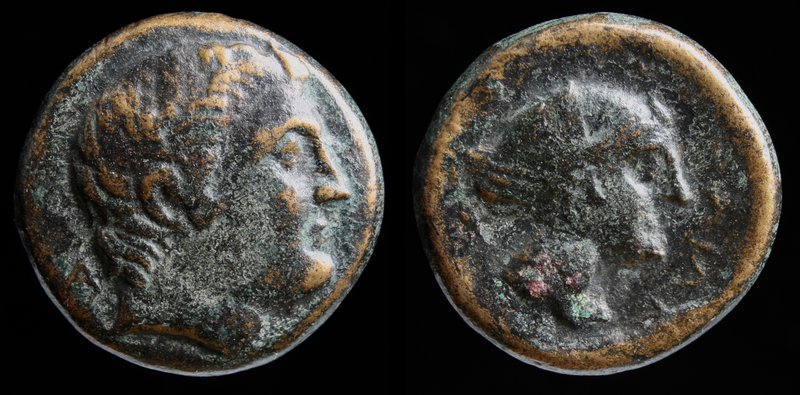 THESSALY, Phalanna, c. 350 BCE, AE 18 (dichalkon or trichalkon). 6.53g, 17.5mm....