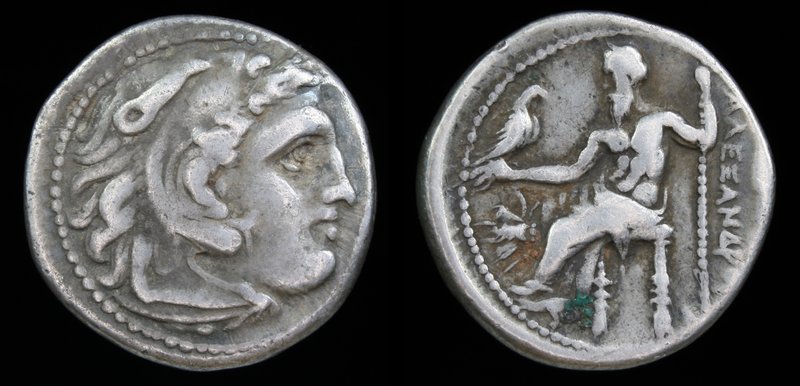 KINGS of MACEDON: Philip III Arrhidaios (323-317 BCE), AR drachm in the name and...