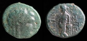 SELEUKID KINGDOM: Antiochos III ‘the Great’ (222-187 BCE), AE15 unit, issued c. 197-187. Sardes, 4.46g, 14-16mm. 
Obv: Laureate head of Apollo right....