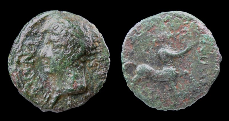 CELTIC: Britain (Trinovantes/Catuvellauni) Cunobelinus (c. 8-41 CE), bronze unit...