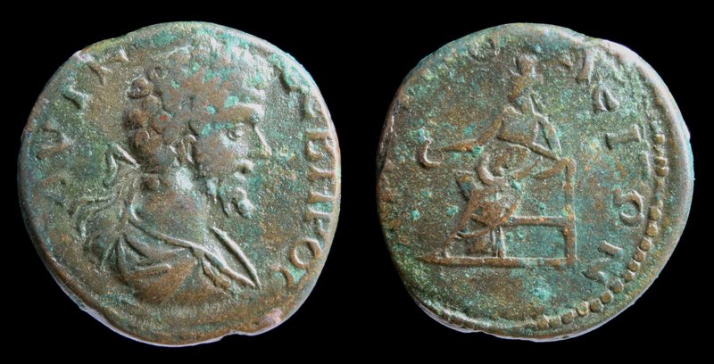 MACEDON, Amphipolis: Septimius Severus (193-211). 7.19g, 22mm.
Obv: AVTK CЄBHPO...