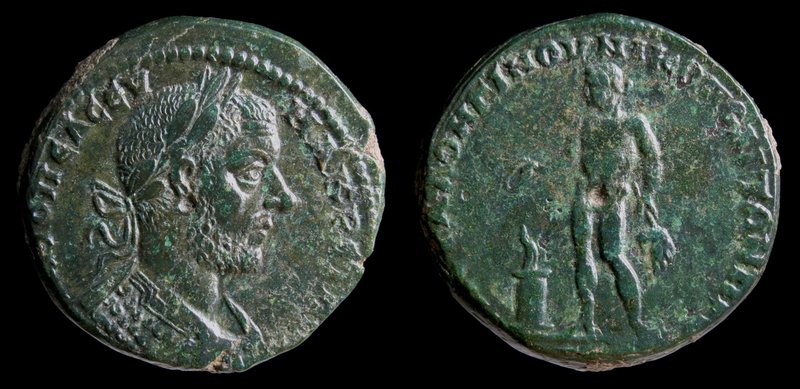 MOESIA INFERIOR, Nicopolis ad Istrum: Macrinus (217-218), issued by Statius Long...