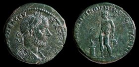 MOESIA INFERIOR, Nicopolis ad Istrum: Macrinus (217-218), issued by Statius Longinus, legatus consularis, AE 28. 12.85g, 26mm.
Obv: [...] K M OΠЄΛ CЄ...
