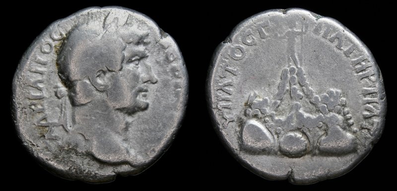 CAPPADOCIA, Caesarea: Hadrian (117-138), AR Didrachm. 6.49g, 21mm. 
Obv: ΑΔΡΙΑΝ...