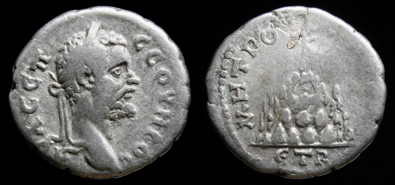 CAPPADOCIA, Caesarea: Septimius Severus (193-211), AR drachm, issued 194. 3.06g,...