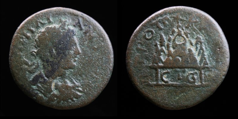 CAPPADOCIA, Caesarea: Elagabalus (218-222), Dated RY 5 (AD 222). 10.99g, 26.5mm....
