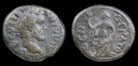 EGYPT, Alexandria: Antoninus Pius (138-161), Billon tetradrachm, issued RY 11 = AD 147/8. 12.4g, 23.3mm. 
Obv: Laureate bust right. 
Rev: L ENDEKATO...