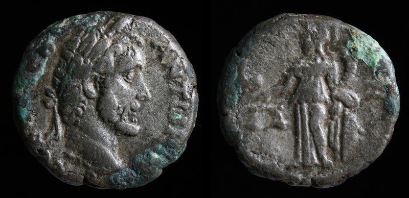 EGYPT, Alexandria: Antoninus Pius (138-161) BI Tetradrachm, dated RY 7 = 143/144...