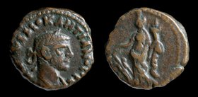 EGYPT, Alexandria: Diocletian (284-305), billon tetradrachm, issued 285-89. 8.12g, 19mm.
Obv: A K Γ OΥA ΔIOKΛHTIANOC CEB, laureate and cuirassed bust...
