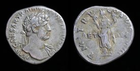 Hadrian (117-138), AR denarius, issued 118. Rome, 3.42g, 18mm. Obv: IMP CAESAR TRAIAN HADRIANVS AVG, Laur. bust right with light drapery on far should...