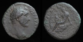 Antoninus Pius (138-161), AE As, issued 154-55. Rome mint (or mint in Britain?), 10.26g, 26mm.
Obv: ANTONINVS AVG PIVS P P TR P XVIII; Laureate head ...