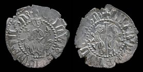 CILICIAN ARMENIA: Levon I (1187-1199 as Prince, 1199-1219 as King), AR Tram, issued 1199-1219. 3.17g, 24mm.
Obv: +ԼԵՒՈՆ ԹԳՐ ԱՄԵՆԱՅՆ ՀԱՅՈՑ (Levon King...