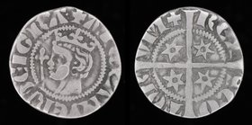 SCOTLAND: Alexander III (1249-1286), AR Penny, issued 1280-1286. 1.05g, 17mm. 
Obv: +ALEXANDER DEI GRA; bust in profile with sceptre 
Rev: REX SCOTO...