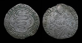 ITALY, Milan: Gian Galeazzo Visconti (Duke, 1395-1402), AR Grosso, issued 1395-1402. 2.22g, 23mm.
Obv: + GALEA Z • VICECOES • D • MEDIOLANI • ZC’; Sn...
