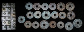 CHINA: Deluxe Northern Song lot (20 coins)
Including 7 larger 2-cash coins and a scarcer iron coin (H 16.419, a particularly nice example)
Hartill n...