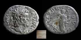 Septimius Severus (193-211), AR denarius. Emesa/Antioch mint, 2.38g, 15-18mm.
Obv: IMP CAE L SEP SEV PERT AVG COS II, laureate head right
Rev: FORTV...