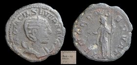 Otacilia Severa (244-49), AR Antoninianus. Rome, 3.27g, 21mm.
Obv: M OTACIL SEVERA AVG, diademed and draped bust right, on crescent
Rev: IVNO CONSER...