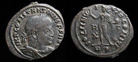 Constantine I ‘The Great’ (307-337), AE Follis, issued 314-315. Rome, 3.57g, 18-22mm.
Obv: IMP CONSTANTINVS P F AVG, laureate, draped and cuirassed b...
