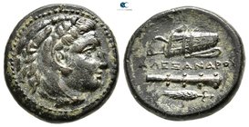 Kings of Macedon. Uncertain mint in Western Asia Minor. Alexander III "the Great" 336-323 BC. Unit Æ