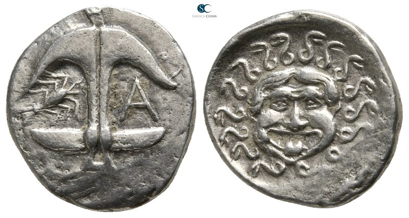 Thrace. Apollonia Pontica circa 480-450 BC. 
Drachm AR

18 mm., 3,24 g.

Up...