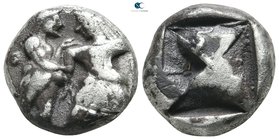 Thraco-Macedonian Region. Lete  525-480 BC. Stater AR