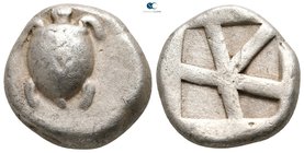 Islands off Attica. Aegina 470-445 BC. Stater AR