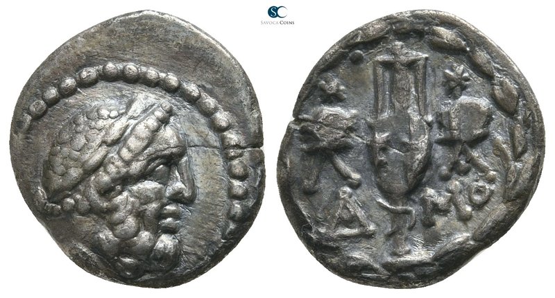 Laconia. Lakedaimon (Sparta) 90-60 BC. 
Triobol-Hemidrachm AR

15 mm., 1,96 g...