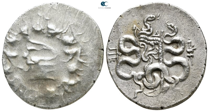 Mysia. Pergamon 166-67 BC. 
Cistophoric Tetradrachm AR

27 mm., 12,40 g.

S...