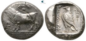 Cyprus. Paphos. Onasioikos. King of Paphos circa 425-400 BC. Stater AR
