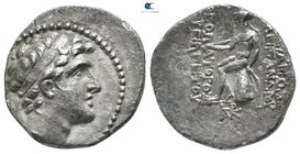 Seleukid Kingdom. Antioch on the Orontes. Alexander I Balas 152-145 BC. undated with controls of SE 162-163 = 151-149 B. Drachm AR