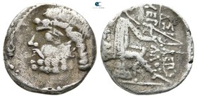 Kings of Parthia. Uncertain mint. Phraates II 132-126 BC. Drachm AR