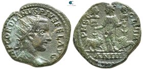 Moesia Superior. Viminacium. Gordian III AD 238-244. Dated CY 4 = AD 242/3. Dupondius Æ
