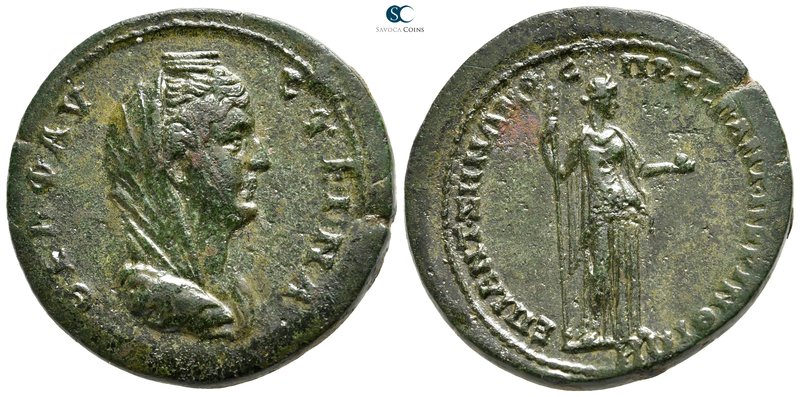 Thrace. Perinthos. Diva Faustina I AD 140-141. 
Bronze Æ

33 mm., 19,10 g.
...