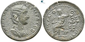 Phrygia. Apameia. Otacilia Severa AD 244-249. ΠΕΛΑΓΩΝ ΠΑΝΗΓΥΡΙΑΡΧΗΣ (Pelagon, panegyriarch). Bronze Æ