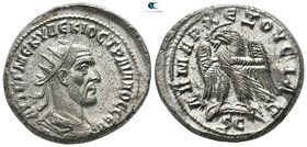 Seleucis and Pieria. Antioch. 7th officina. Trajan Decius AD 249-251. Billon-Tetradrachm