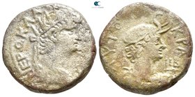 Egypt. Alexandria. Nero AD 54-68. Dated RY 12=AD 65-66. Billon-Tetradrachm
