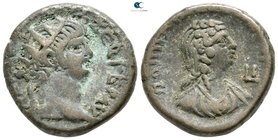 Egypt. Alexandria. Nero and Poppaea AD 54-68. Dated RY 10=AD 63-64. Billon-Tetradrachm